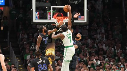 All angles of Jaylen Brown’s poster slam in Game 1