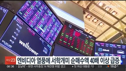 엔비디아 열풍에 서학개미 순매수액 40배 이상 급증