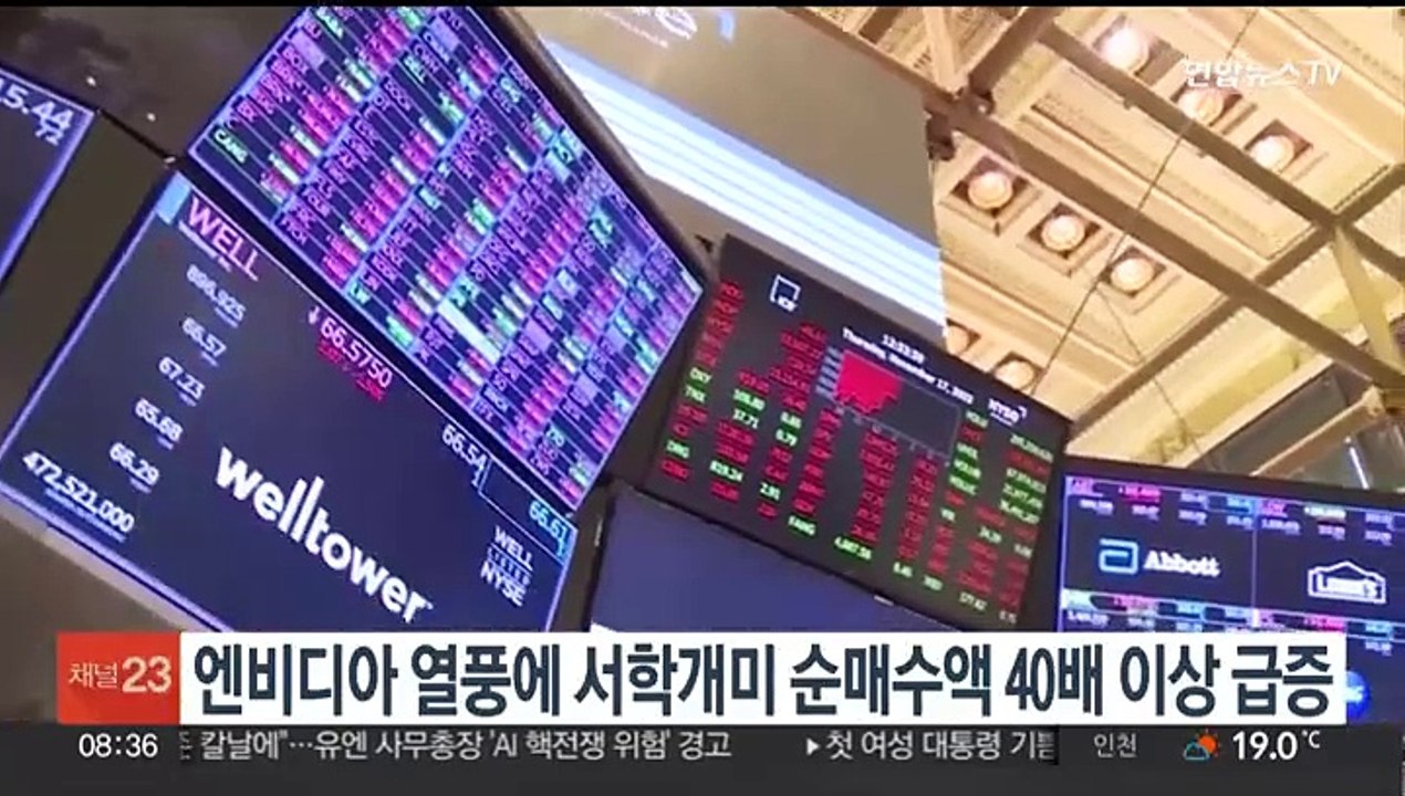 엔비디아 열풍에 서학개미 순매수액 40배 이상 급증