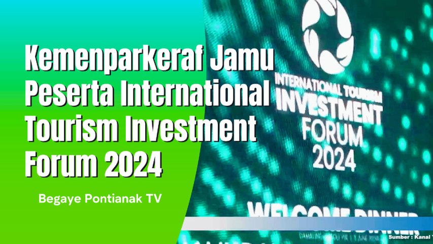 Kemenparekraf Jamu Peserta International Tourism Investmen Forum 2024