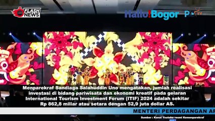 ITIF 2024: Kemenparekraf Siapkan Dana Rp 800 Miliar untuk Dorong Pariwisata dan Industri Kreatif