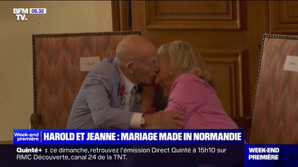 Download Video: Harold, 100 ans, vétéran du débarquement, a épousé Jane, sa fiancée de 96 ans, en Normandie