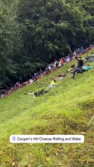 Watch a Downhill Cheese-Chasing Competition in Britain