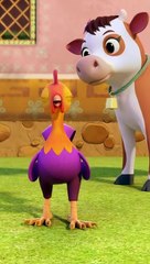 Kukdoo Koo Learn Animals Sounds, कुकडू कू #shorts #hindirhymes #farmanimals #education #shortsvideo - Copy