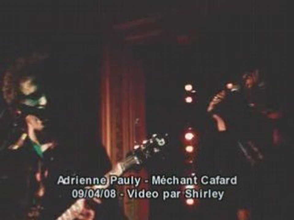 Adrienne pauly mechant cafard live fleche dor