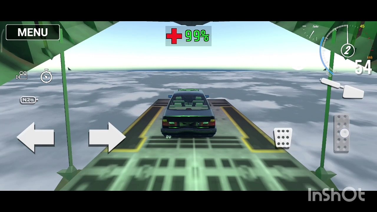 Jumping from an airplane to an airplane with Car