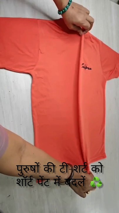 convert men's t-shirt into underwear ♻️ #silai tips #sewing tips