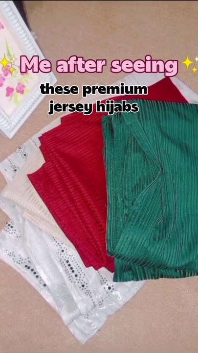 Premium ribbed jersey hijabs