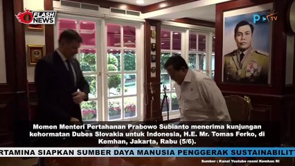 Bahas Penguatan Industri Pertahanan, Prabowo Bertemu Dubes Slovakia