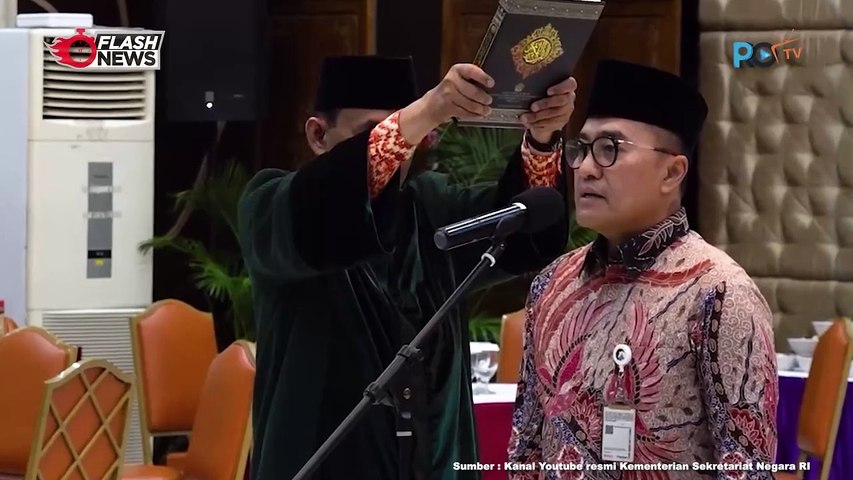 Pelantikan Deputi Bidang Protokol, Pers dan Media Sekretariat Presiden