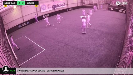 Faute de Franck Diame - UEHC BAGNEUX