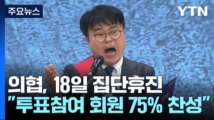 의협 "오는 18일 전국 집단 휴진·총궐기 대회" / YTN