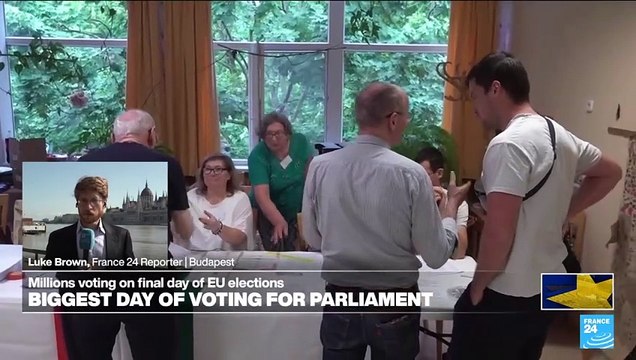 'The polls here in Hungary opened at 6am in the morning'