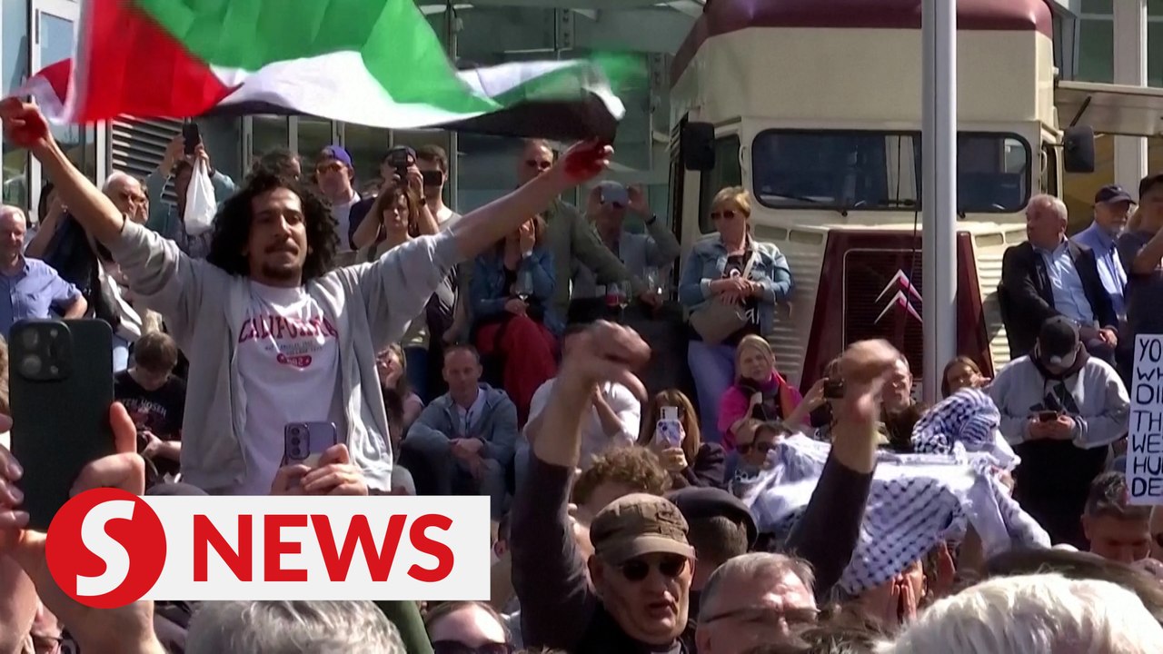 Protesters in US, UK and Germany continue with rallies against Gaza war