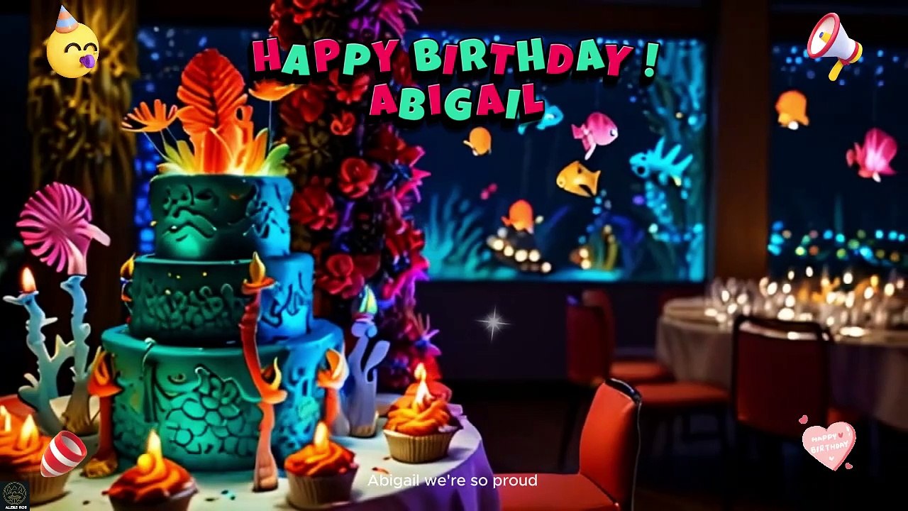 Abigail's Birthday Bash: A Groovy Tune to Celebrate an Amazing Lady! New Birthday Song 2024