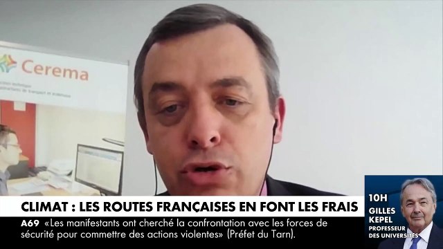 De plus en plus de routes sont abimées en France à la suite des fortes pluies et des conditions météo