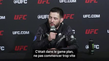 UFC Fight Night - Imanov après sa victoire contre Cannonier : "C'est exactement ce que je voulais"