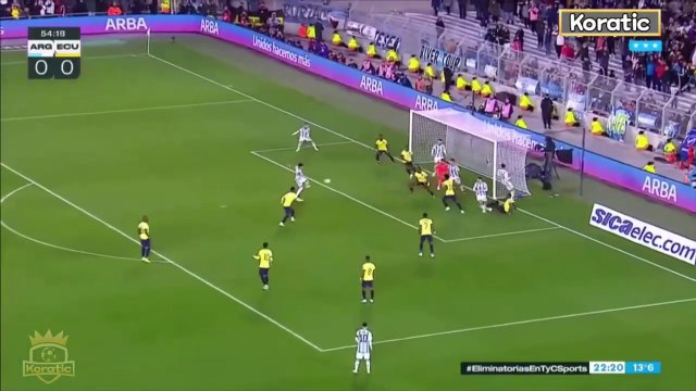 Messi Free Kick Goal ⚽ _ Argentina vs Ecuador 2-1 - All Goals & Highlights - 2024