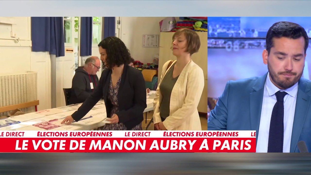 Élections européennes : Manon Aubry vote en direct à Paris