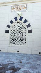 Calligraphy Arc Paint and Tile Elevation Masjid e Nabvi Door Replica