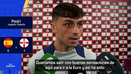 Pedri: “He trabajo mucho para llegar aquí”