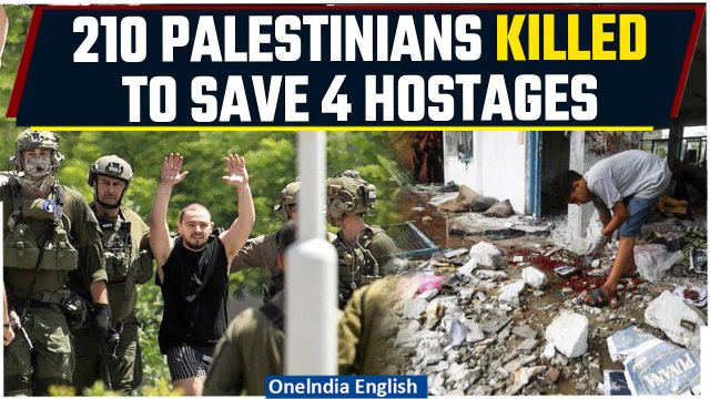 Israeli Massacre In Gaza's Nuseirat: Watch Deadly IDF Assault Kills Hundreds To Save Hamas Captives