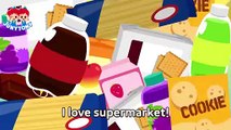 Playing Grocery Store Playing Supermarket Song Shopping Cart  Playtime Songs JunyTony