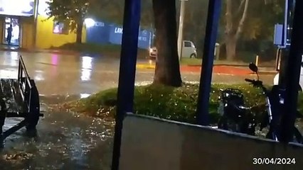 Mucha lluvia en pocos días en Tacuarembó (abril-mayo 2024)