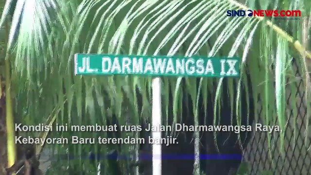 Hujan Deras Mengguyur Jakarta, Kawasan Elit Dharnawangsa Terendam Banjir 50 Cm