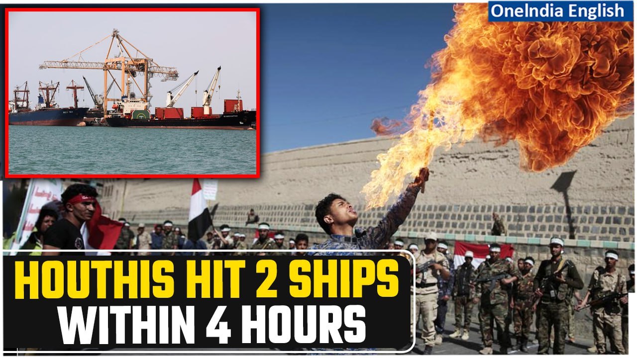 U.S. Vessels in Flames: Houthis' Fearless Missile Blitz Wreaks Havoc in Gulf of Aden|Watch the Chaos