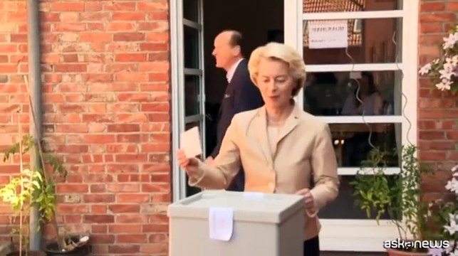 Europee, Von der Leyen vota: dimostriamo potere della nostra democrazia