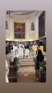 Anaïs Pedri a partagé des vidéos de son mariage religieux avec Jean-Roch