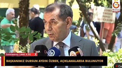 Dursun Özbek’ten Ali Koç Ve Aziz Yıldırım’a Olay Cevaplar
