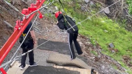 High-flying comedy: Daughter reacts to her mom's high-wire struggles