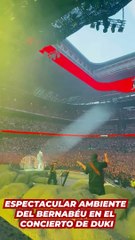 Duki en el Gran Ambiente del Santiago Bernabéu ⚽🎤