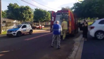 Idoso é socorrido pelos Bombeiros após cair do sofá no Bairro Coqueiral