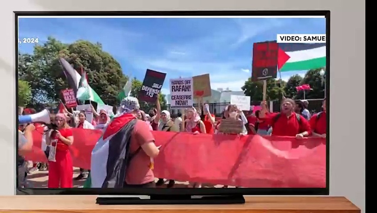 Protest at the White House: A Call for Peace in Gaza