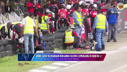 Qabil Irfan terus bukti kehebatan selaku terbaik kategori 190 di  FIM MiniGP