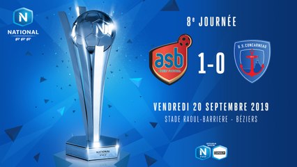 J8 | AS Béziers - US Concarneau (1-0)