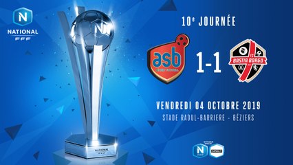 J10 I AS Béziers - FC Bastia-Borgo (1-1)