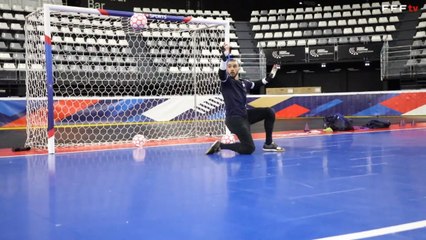 Séance avec les gardiens de but