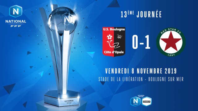 J13 | US Boulogne CO – Red Star FC (0-1)