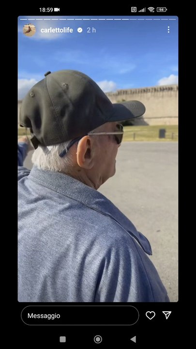 in giro con il nonno