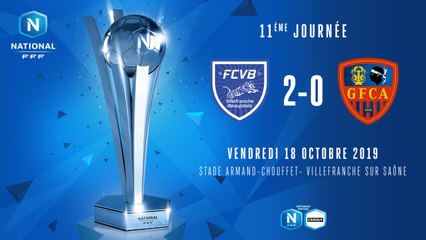 J11 | FC Villefranche B. – GFC Ajaccio (2-0)