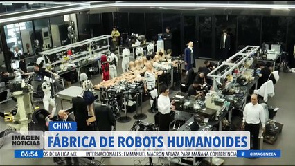 Fábrica de robots humanoides recrea expresiones faciales y las emociones