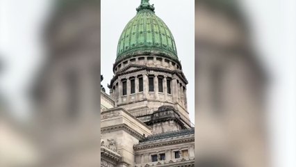 CECILIA MOREAU MOSTRÓ UN VIDEO CON EL CONGRESO VALLADO: "ASÍ ESTÁ NUESTRA CASA DE LA DEMOCRACIA"