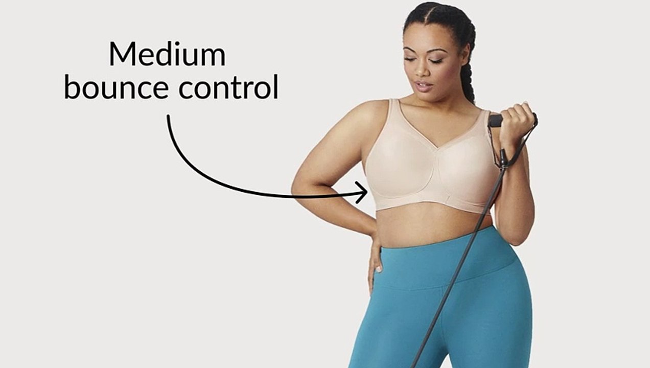 Women's Plus Size MagicLift Seamless Sports Bra Wirefree 1006