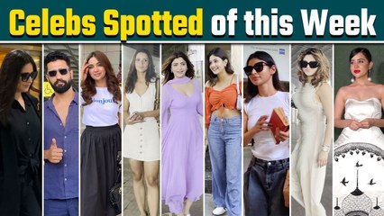 Скачать видео: Celebs Spotted this week: From Katrina Kaif to Jiya Shankar, Celebs Video of the week! FilmiBeat