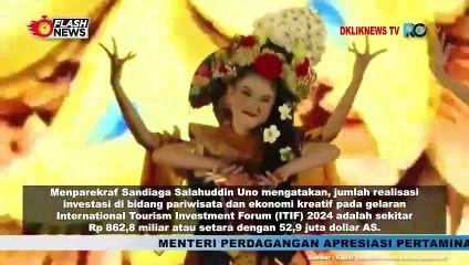 Sukseskan Gelar Internasional Tourism Investment forum 2024, Kemenparekraf Bakal Realisasikan Dana 800 Milyar Untuk Pariwisata dan Industri Kreatif