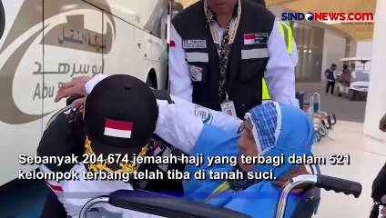 Ada 521 Kelompok Terbang, Sebanyak 204 Ribu Jemaah Haji Telah Tiba di Tanah Suci